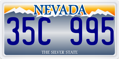 NV license plate 35C995