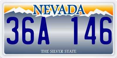 NV license plate 36A146