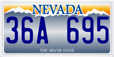 NV license plate 36A695