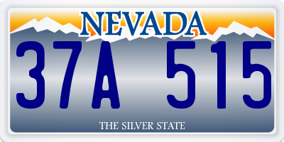 NV license plate 37A515