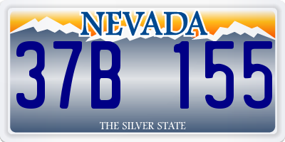 NV license plate 37B155