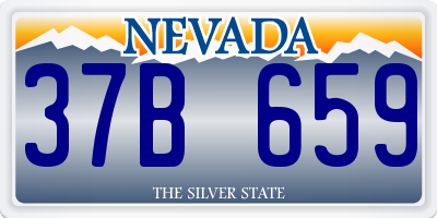 NV license plate 37B659