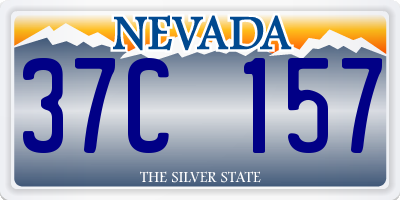 NV license plate 37C157
