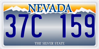 NV license plate 37C159