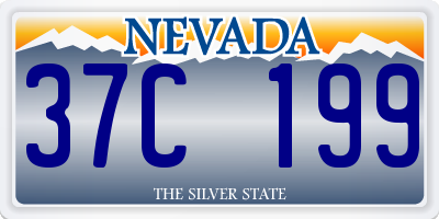 NV license plate 37C199