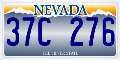 NV license plate 37C276