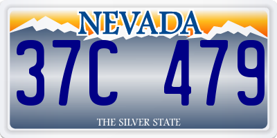 NV license plate 37C479