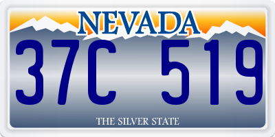 NV license plate 37C519