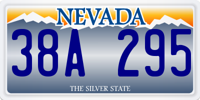 NV license plate 38A295