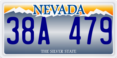 NV license plate 38A479