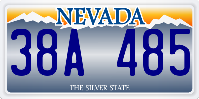 NV license plate 38A485