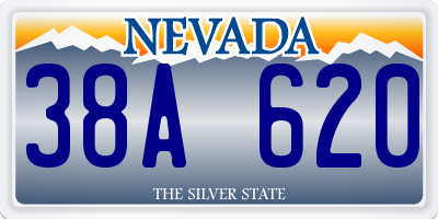 NV license plate 38A620