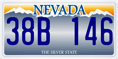 NV license plate 38B146