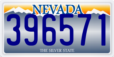 NV license plate 396571