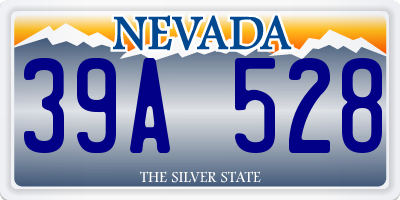 NV license plate 39A528