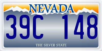 NV license plate 39C148