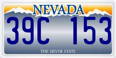 NV license plate 39C153