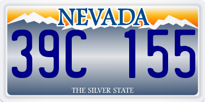 NV license plate 39C155