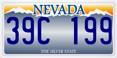 NV license plate 39C199