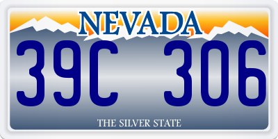 NV license plate 39C306