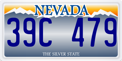 NV license plate 39C479