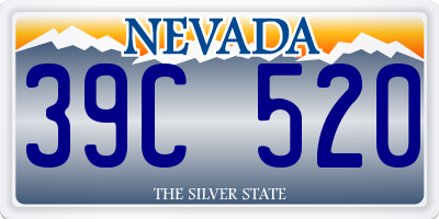 NV license plate 39C520