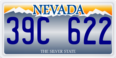 NV license plate 39C622