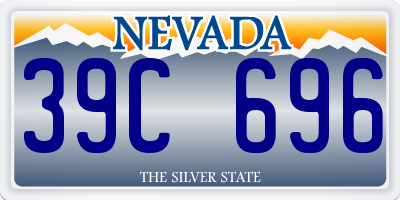 NV license plate 39C696