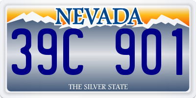 NV license plate 39C901