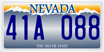 NV license plate 41A088