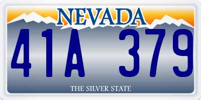 NV license plate 41A379