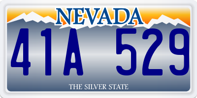 NV license plate 41A529