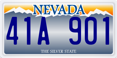 NV license plate 41A901