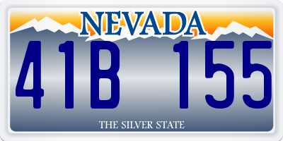 NV license plate 41B155