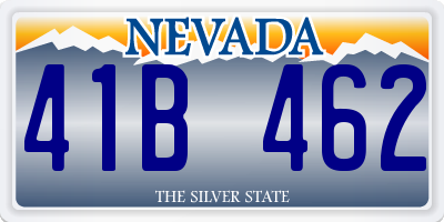 NV license plate 41B462