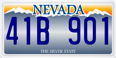 NV license plate 41B901