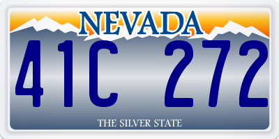 NV license plate 41C272
