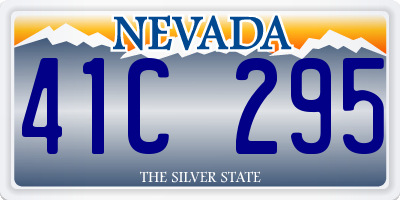 NV license plate 41C295