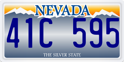 NV license plate 41C595