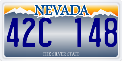 NV license plate 42C148