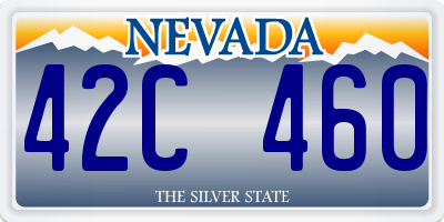 NV license plate 42C460