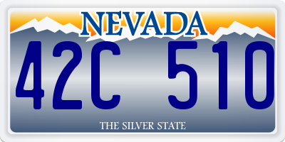 NV license plate 42C510