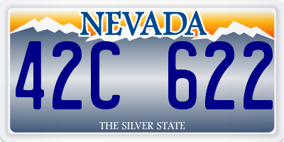 NV license plate 42C622