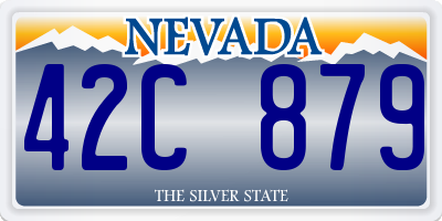 NV license plate 42C879