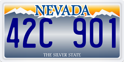 NV license plate 42C901