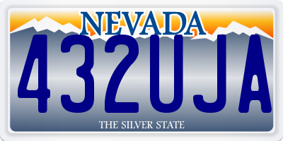 NV license plate 432UJA