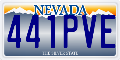 NV license plate 441PVE