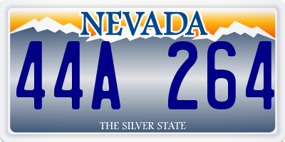 NV license plate 44A264