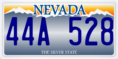 NV license plate 44A528