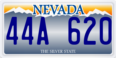 NV license plate 44A620